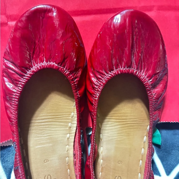 Tieks Red Patent Leather Flats - Picture 7 of 7